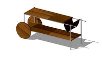 MURANO BAR CART