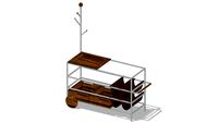 HALL BAR CART