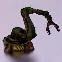 INDUSTRIAL VEHICLE GAME READY LOW POLY