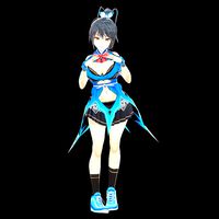 Sexy Anime Girl in Underwear