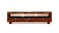 Modern walnut entertainment unit - TV unit