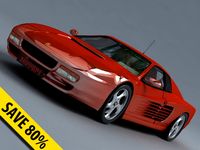 Ferrari Testarossa 3D Model