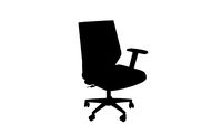 POLTRONA OFFICE BRAGA SEM ENCOSTO