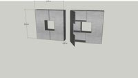 Square closet - dulap suspendat