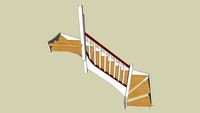 ESCALIER 2/4 TOURNANT