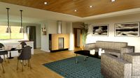 Blender 3D EEVEE Modern house
