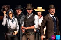 Western Characters Bundle - Complete Collection