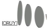 Ovale Treccia iluminado Oruy oval trançado mirror