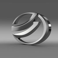 Zaz Logo 3D Model