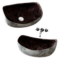 Stone washbasin with mixer tap (335623)