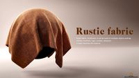 PBR - FABRIC RUSTIC, CLOTHE, FORNITURE - 4K MATERIAL