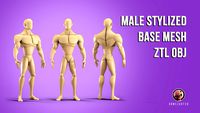 Male Styized Base Mesh