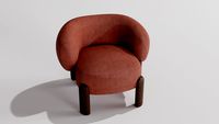 Moon Slipper Chair by Philippe Hurel