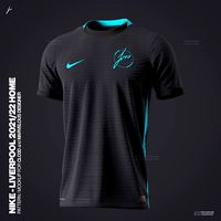 NIKE - LIVERPOOL 21/22 HOME MOCKUP for CLO3D and Marvelous Designer