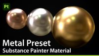 Metal Preset - Substance Painter Material