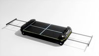SciFi Carriage logistic unit drone PBR High Med Low poly