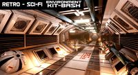 Retro Sci-fi Environment Kitbash