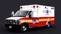 Ford E-Series Ambulance FDNY with Interior