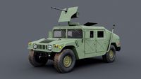 Humvee M998 M1025 Weapons Carrier Slant Back