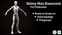 Skinny Man Basemesh for production