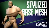 Stylized Basemesh Big Male