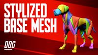 Stylized Basemesh Dog