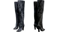 3D Snakeskin boots
