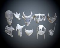 Pack +10 Bleach Masks for 3D print