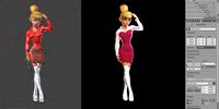 Rigged - Stylized Character Girl - Rinna Style 2