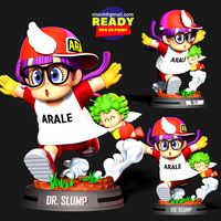 Arale and Gatchan