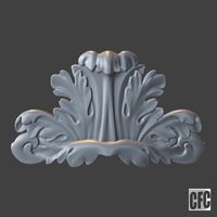 WoodCarving detail - 3d model for CNC - WoodCarvingCFC006