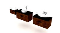 3d modern sink type