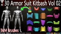 30 Armor Suit Kitbash Vol 02