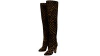 3D Women's leopard skin boots