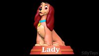 Lady - Lady and the Trump 3D print model