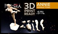 Annie Female Titan STL for 3D Print