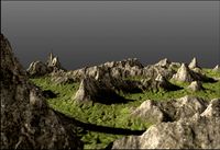 Game level landscape Kameron