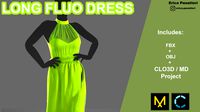 Long fluo dress