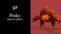 Pinky from Doom: Burps from Hell! 3D-Printable STL