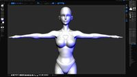 ZBrush Stylized Character Basemesh - EGirl