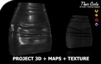 SKIRT | MD, BLENDER, SP, C4D | PROJECT + MAPS + TEXTURE | by THAIS COSTA