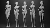 Stylized Female Basemesh