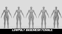Lowpoly Female Basemesh