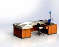 4 in 1 Shopping Mall Cash Counter Full setup