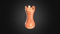 Chess piece tower