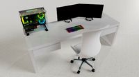 Workplace at the computer
