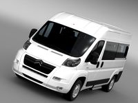Citroen Relay Window Van L2H2 2006-2014 3D Model