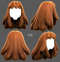 Base Hair for girl V37