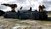 Gunnery Turret Outpost OBJ FBX