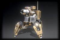 Quadruped Cannon Robot